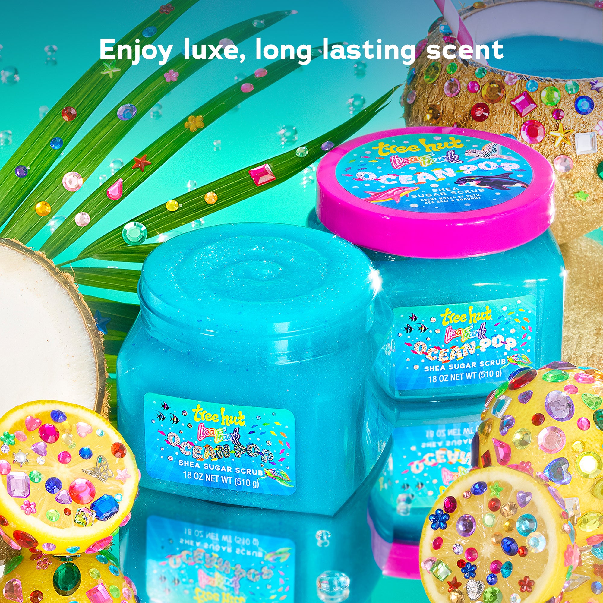 Lisa Frank x Tree Hut Ocean Pop Shea Sugar Scrub - Image 2