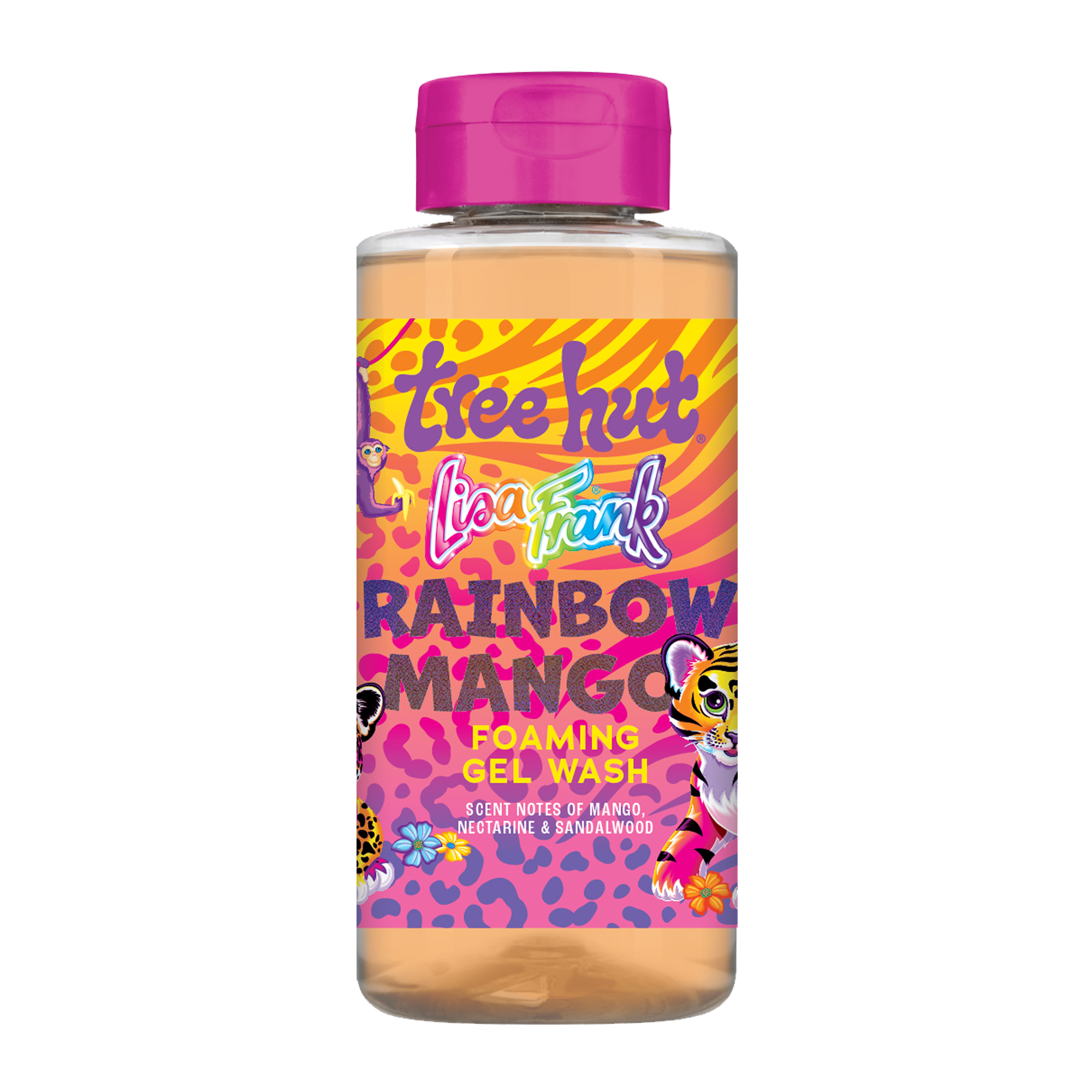 Lisa Frank x Tree Hut Rainbow Mango Foaming Gel Wash